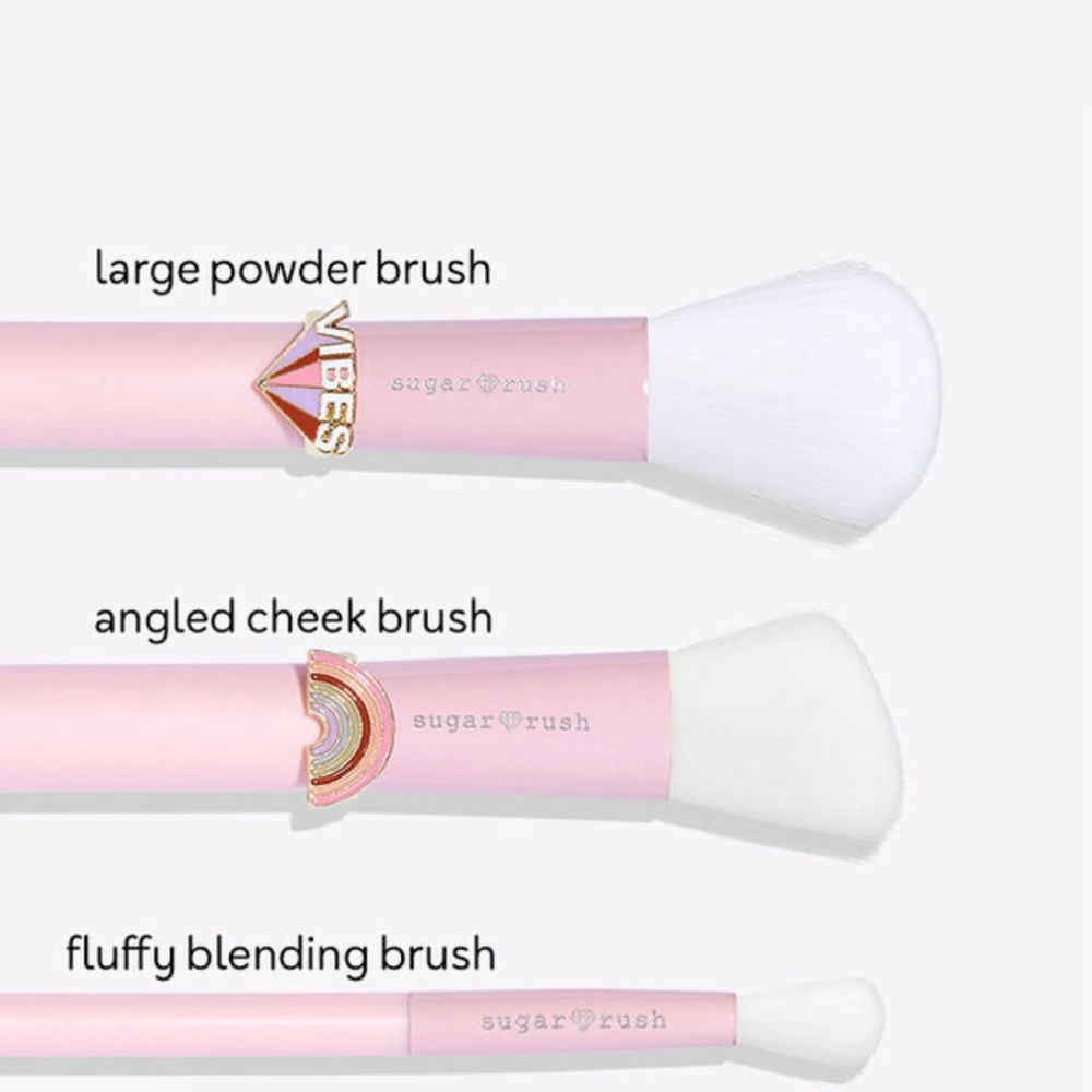 ⚡️⚡️⚡️💖🥳HP🥳💖NWB sugar rush tarte good vibes only brush set - Picture 3 of 3